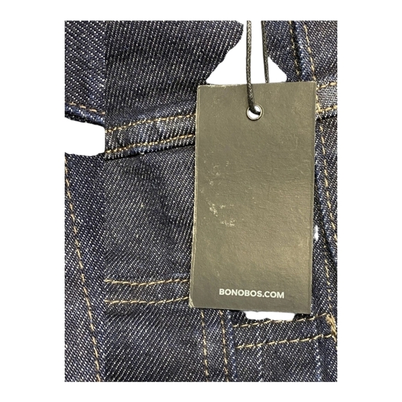 Bonobos Mens Gramercy Denim Jacket Classic Type II Trucker Cut Size Small NWT - Picture 7 of 10